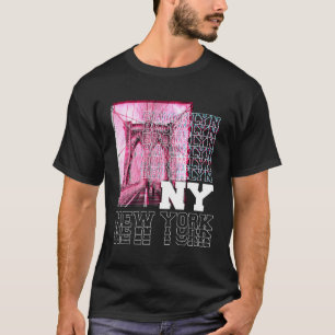 Brooklyn Vaporwave Streetwear Style T-Shirt