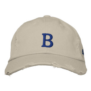 Brooklyn Vintag Ball Cap - gestörtes Chino Twill Bestickte Baseballkappe