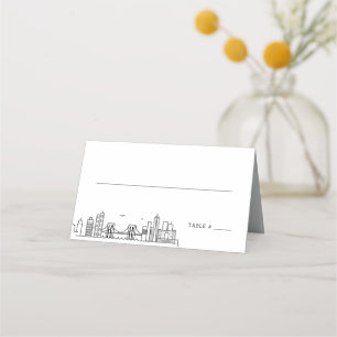 Brooklyn Wedding   Place Table Name Cards Platzkarte