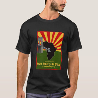 Brooklyn zu schwarzem T - Shirt Afrikas mit roter