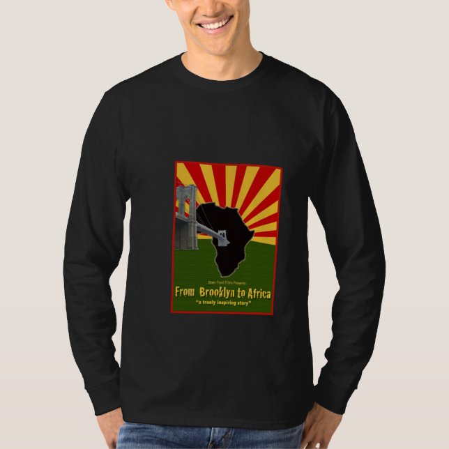 Brooklyn zum Afrika-Schweiss-Shirt T-Shirt (Vorderseite)