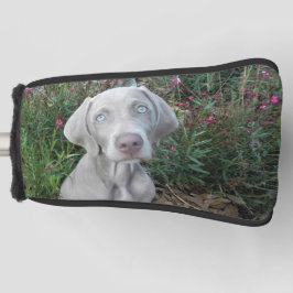 Brooklyn's Weimaraner Dog Golf Putter Head Cover Golf Headcover