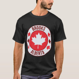 Brooks, Canada City T-Shirt | Travel & Hometown Pr