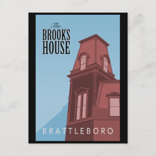 Brooks House Hotel Postcard Postkarte