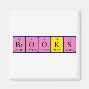 Brooks Periodenmagnetmagnet Magnet