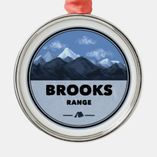 Brooks Range Alaska Camping Ornament Aus Metall