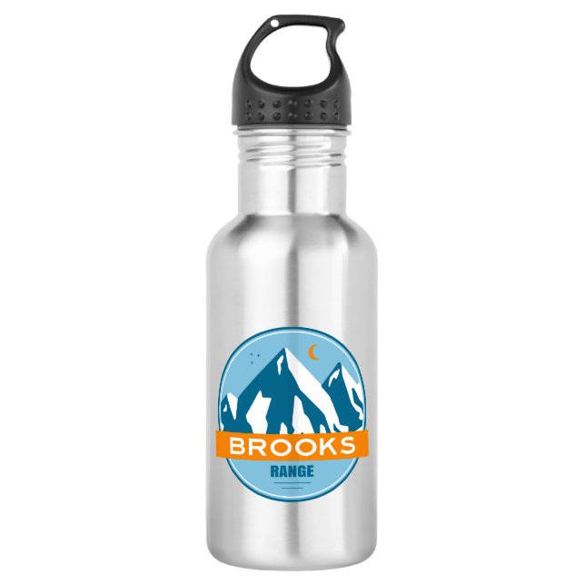 Brooks Range Alaska Edelstahlflasche (Vorderseite)