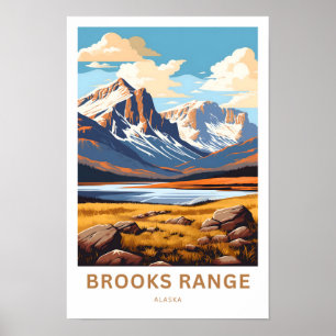 Brooks Range Alaska Travel Print Poster
