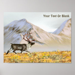 Brooks Range Caribou Poster