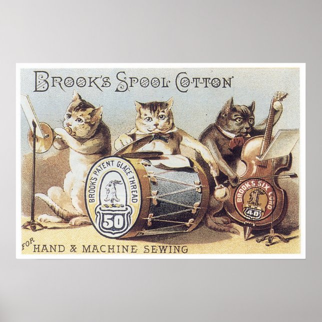 Brooks Spool Cotton Poster (Vorne)