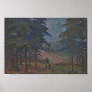 Brookside Park - Kulhanek Landschaft (1942) Poster