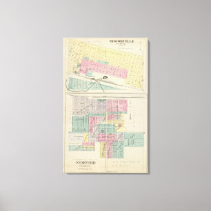 Brookville, Saline County, Stafford, Kansas Leinwanddruck