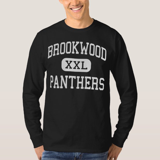 Brookwood - Panther - hoch - Brookwood Alabama T-Shirt (Vorderseite)