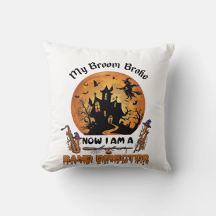 Broom Broke Band Direktor Halloween Spukhaus Kissen