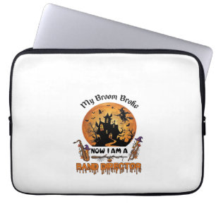 Broom Broke Band Direktor Halloween Spukhaus Laptopschutzhülle