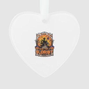 Broom Broke Florist Halloween Hexe Kürbis Heimgesu Ornament