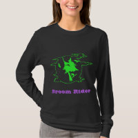 Broom Rider Halloween HexenShirt