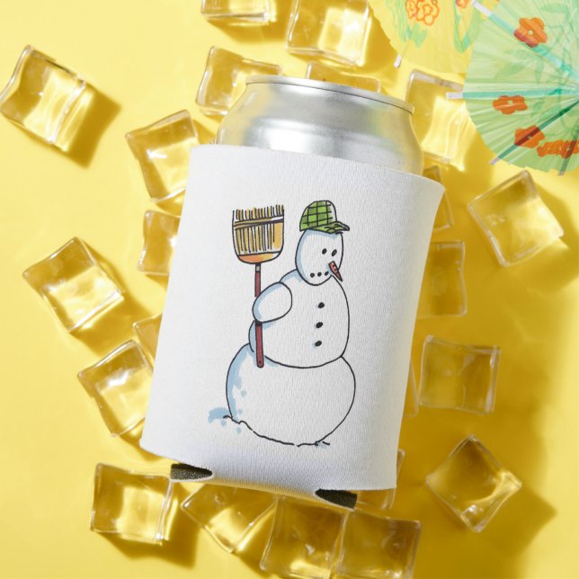 Broom Snowman can cooler Dosenkühler (In Situ Sommer)