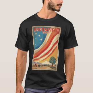 Broomfield Colorado Usa Vintage Tourismus T-Shirt