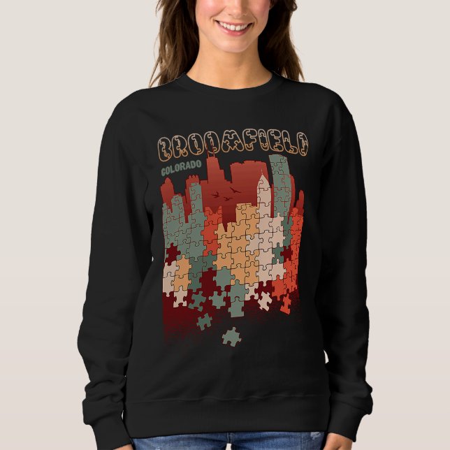 Broomfield In Colorado Travel Souvenir Sweatshirt (Vorderseite)