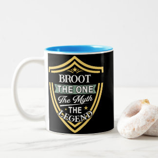 Broot The One The Myth The Legend Zweifarbige Tasse