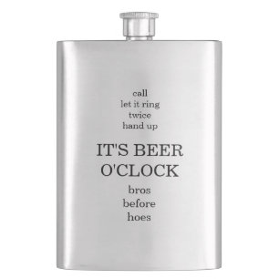 Bros Before Hoes Trauzeugen Hochzeitflasche Flachmann