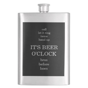 Bros Before Hoes Trauzeugen Hochzeitflasche Flachmann