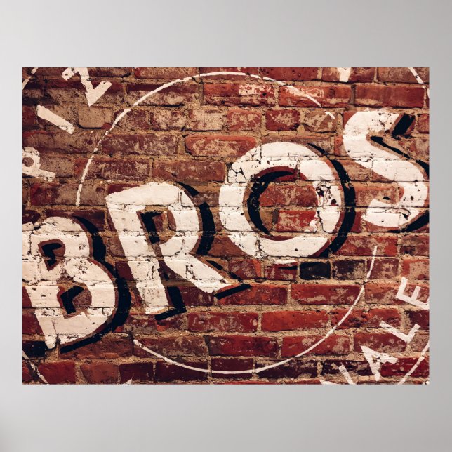Bros Illustration Poster (Vorne)