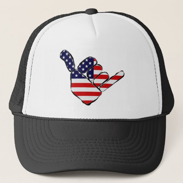 Bros Liebe Amerika Truckerkappe (Vorderseite)