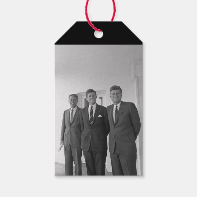 Bros, Präsident John Kennedy, Robert & Ted Geschenkanhänger (Vorderseite)