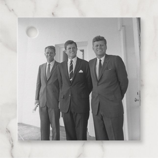 Bros, Präsident John Kennedy, Robert & Ted Geschenkanhänger (Vorderseite)