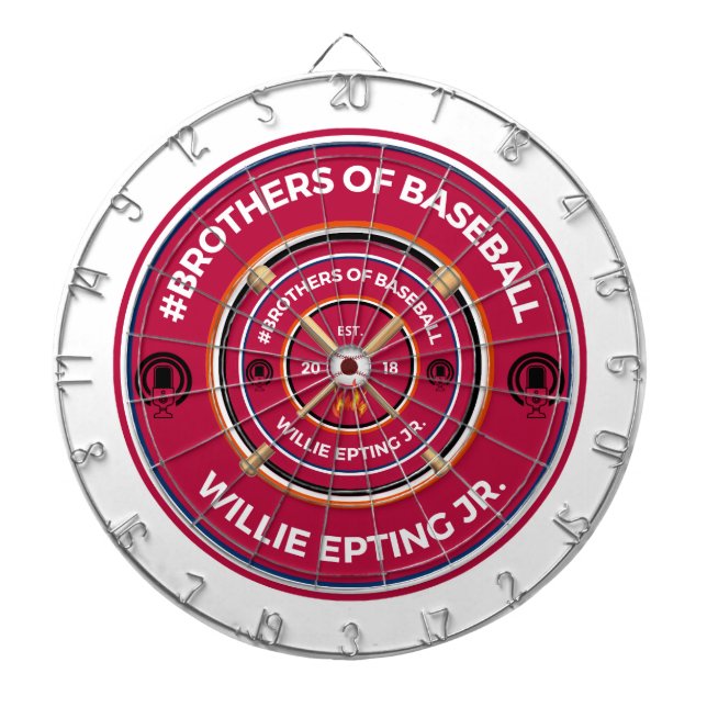 Bros von BB Dartboard Dartscheibe (vorne)