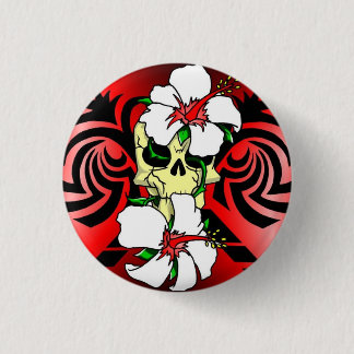 brosche des Totenkopfs Button