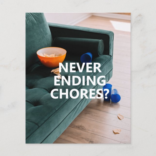 Broschüre "berufliche Reinigungsservice Flyer" (Vorne)