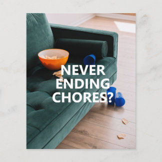 Broschüre "berufliche Reinigungsservice Flyer"