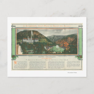 Broschüre Hotel Colorado Postkarte