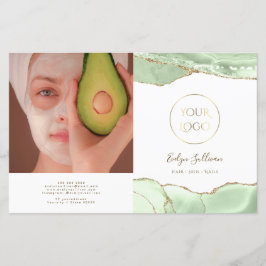 Broschüre "Jade green agate"