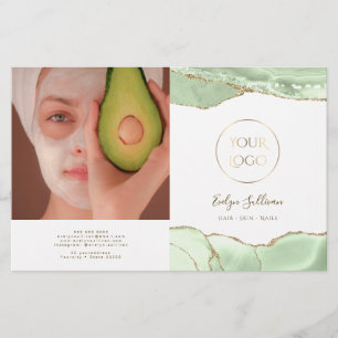 Broschüre "Jade green agate"