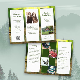 Broschüre "Nature Green Folded Shop"