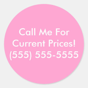 Broschüre Runder Aufkleber