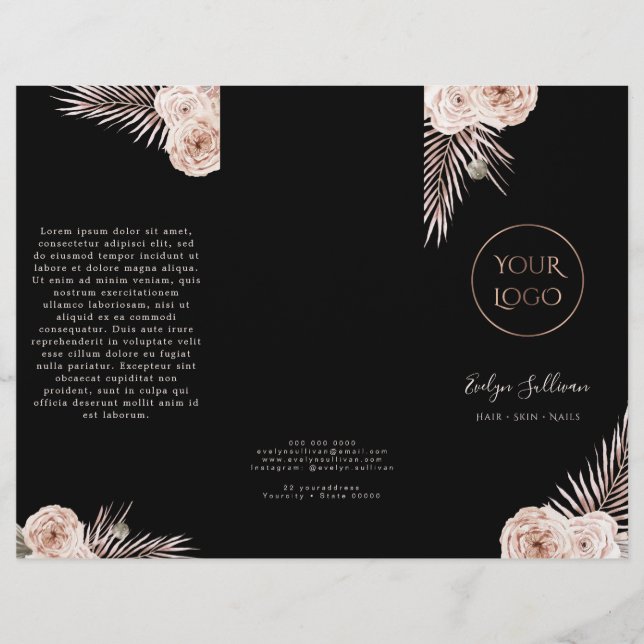 Broschüre Tropische Rose (Vorderseite)