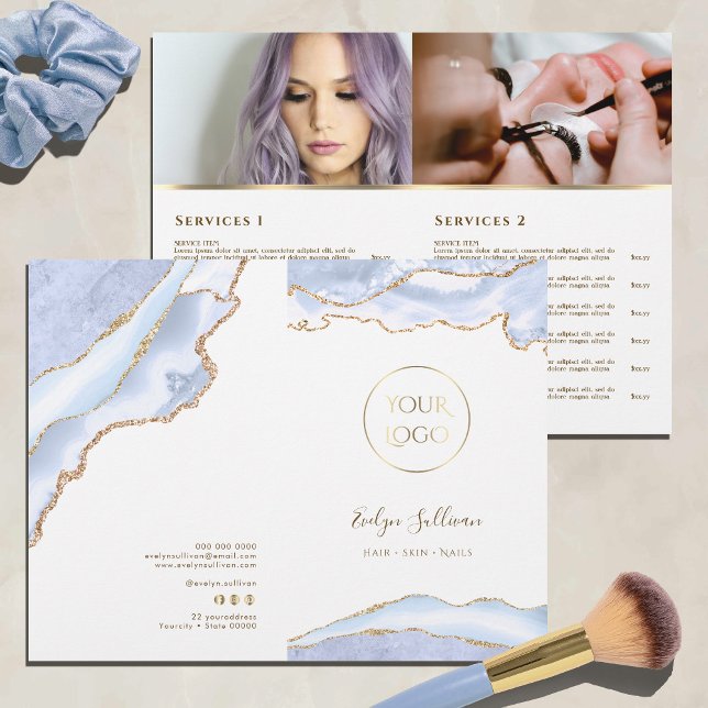 Broschüre über das pastellblaue Agate-Service (Von Creator hochgeladen)