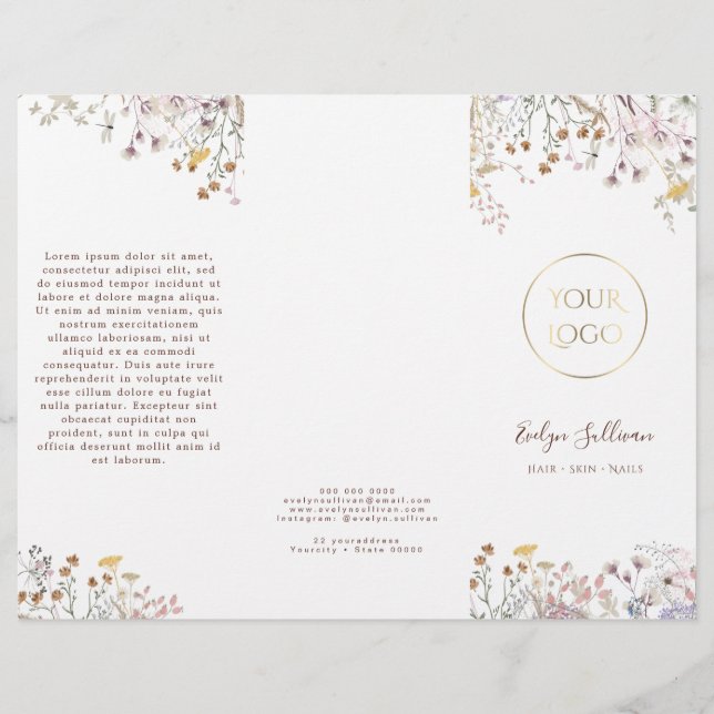 Broschüre Wildblumen (Vorderseite)