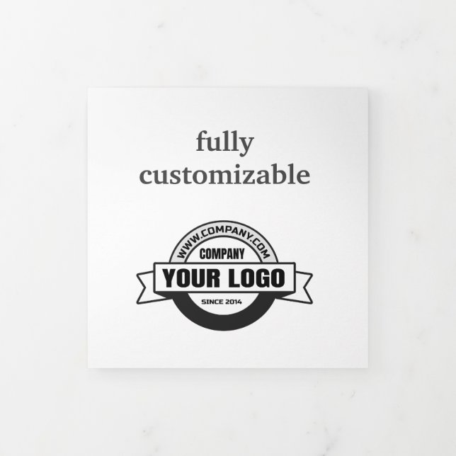 Broschüren-Buzz-Marketing Dreifach Gefaltete Urlaubskarte (Cover)