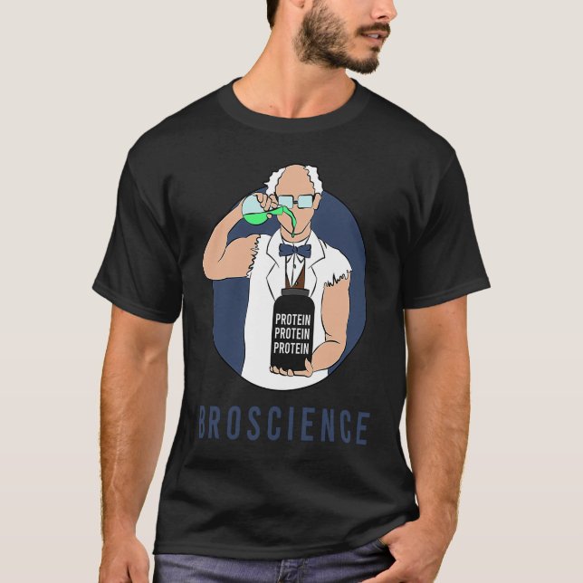 Broscience Brofessor Gains Swoly Swole Reps For Br T-Shirt (Vorderseite)