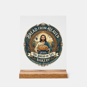 Brot aus dem Himmel Jesus Brot Lebens Bäckerei Chr Acrylschild