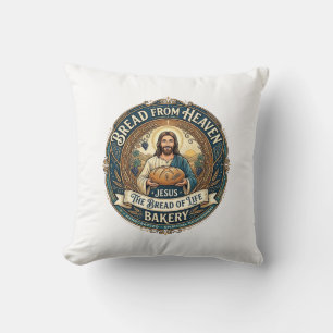 Brot aus dem Himmel Jesus Brot Lebens Bäckerei Chr Kissen