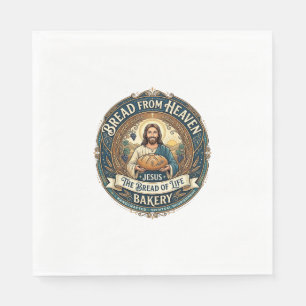 Brot aus dem Himmel Jesus Brot Lebens Bäckerei Chr Serviette
