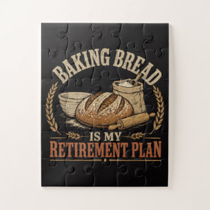 Brot backen ist mein Rentenplan Puzzle