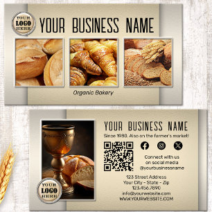 Brot Bäckerei QR-Code Foto Social Media Visitenkarte